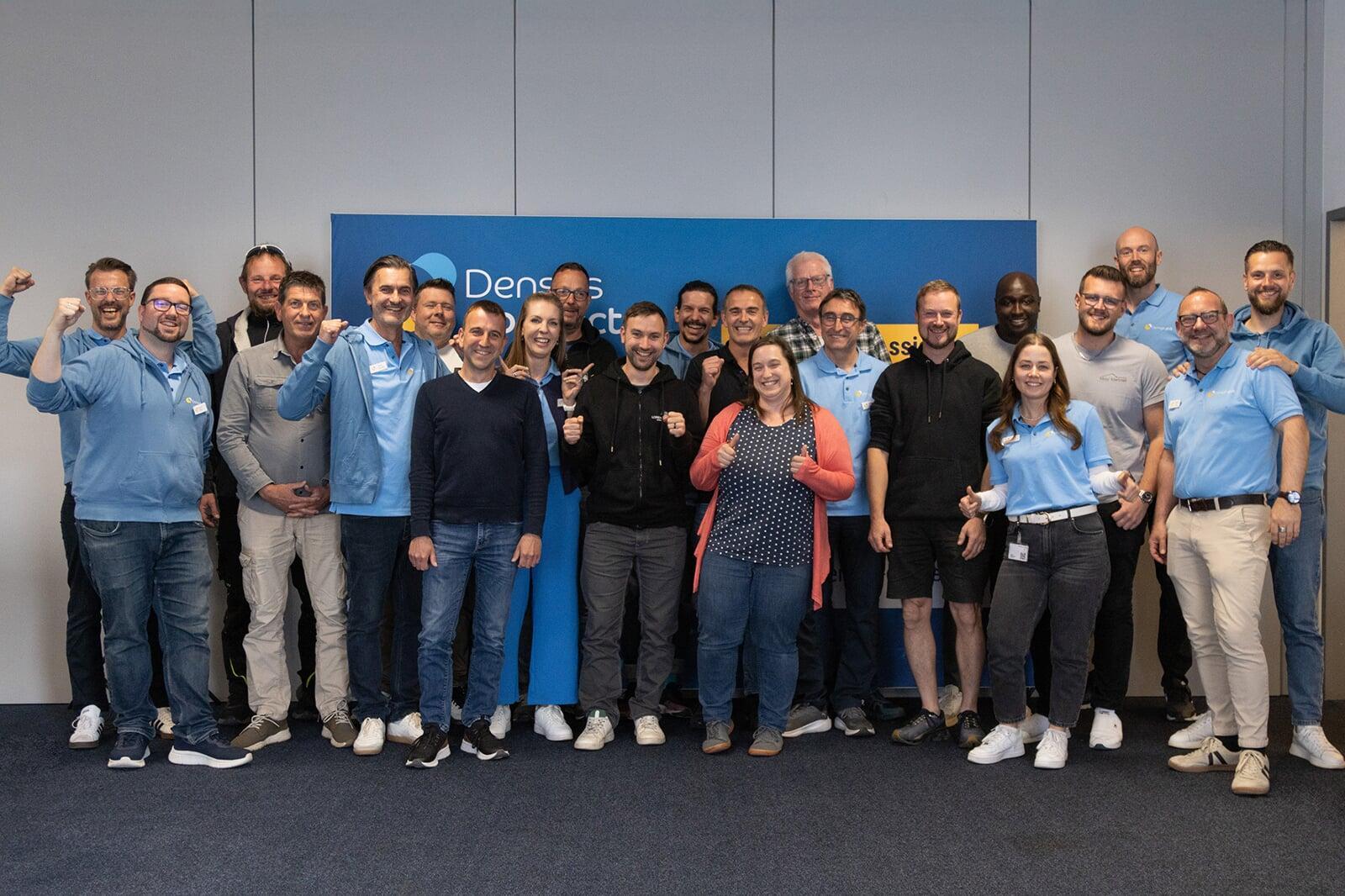 Die ersten Installateure, die die Plattform Densys Connect nutzen, direkt nach dem Onboarding mit dem Vertriebsteam von Densys pv5